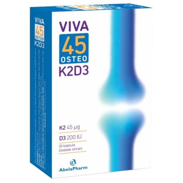 Viva K2D3 45 Osteo 20 Kapsula