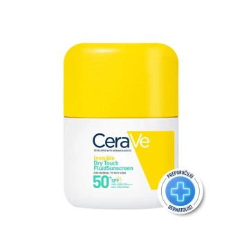 CeraVe Nevidljivi " Dry Touch" fluid za zaštitu od sunca SPF50 za normalnu do masnu kožu 50 ml