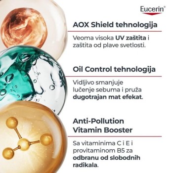 Eucerin Sun Oil Contol Ultralagani serum SPF 50+ 30 ml