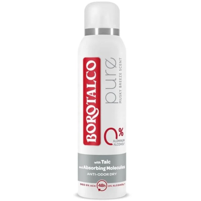 Borotalco Pure Dezodorans U Spreju 150 Ml Borotalco Pure Dezodorans U Spreju 150 Ml