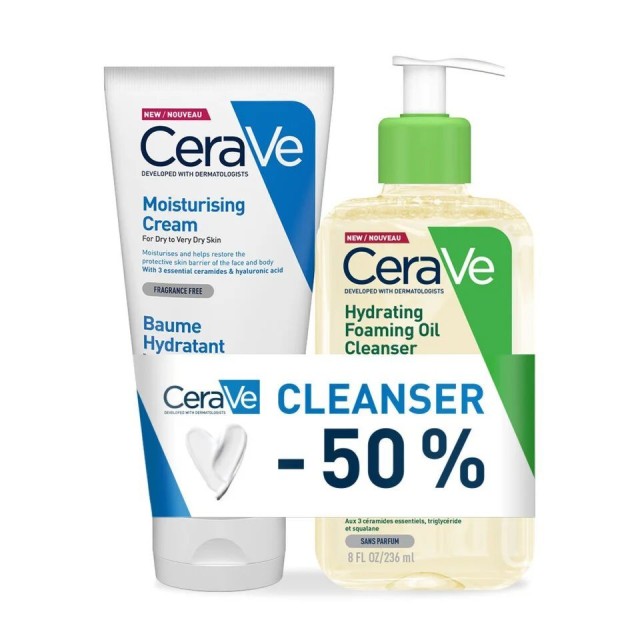 Cerave Hidrantna Krema 177Ml+ Hidrantno Ulje Za Čišćenje 236 Ml Promo Cerave Hidrantna Krema 177Ml+ Hidrantno Ulje Za Čišćenje 236 Ml Promo