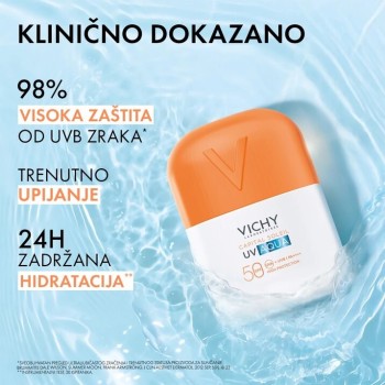 Vichy Capital Soleil UV Aqua hidrantni fluid za lice SPF50+  50 ml
