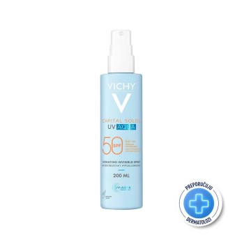 Vichy Capital Soleil UV Aqua hidrantni sprej za lice i telo SPF50+ 200 ml
