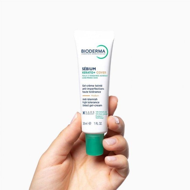 Bioderma Sebium Kerato+Cover Tonirana Gel-Krema 30 Ml