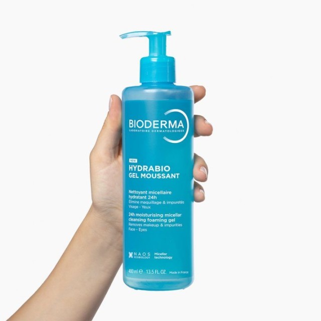 Bioderma Hydrabio Gel Moussant 3-U-1 Čistač 400 Ml Bioderma Hydrabio Gel Moussant 3-U-1 Čistač 400 Ml