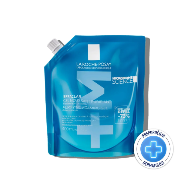 La Roche-Posay Effaclar Gel Za Čišćenje 400 Ml Refil
