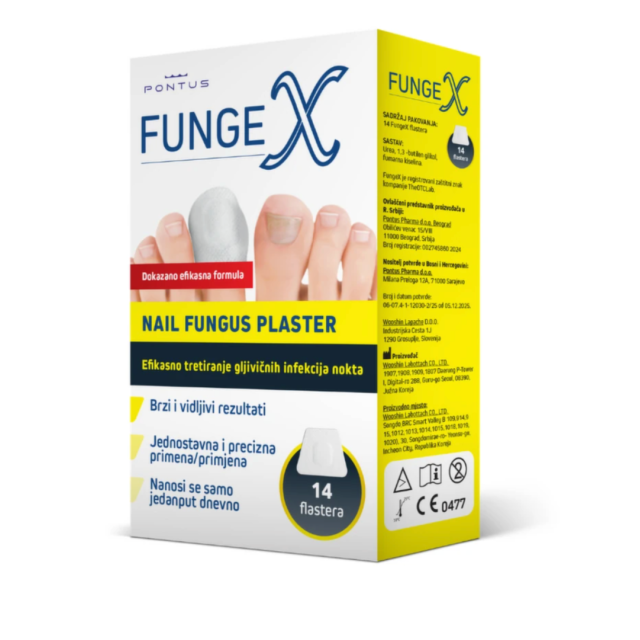 Fungex Nail Fungus Plaster 14 Flastera Fungex Nail Fungus Plaster 14 Flastera