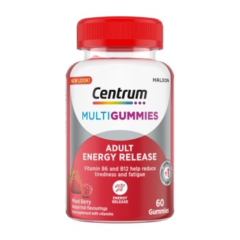CENTRUM MULTIGUMMIES ADULTS ENERGY RELEASE 60 BOMBONA
