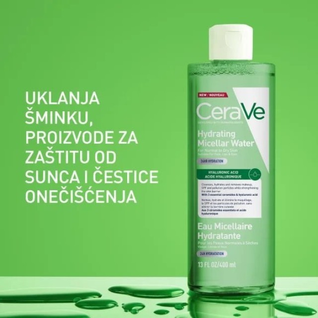 Cerave Hidrantna Micelarna Voda Za Normalnu Do Suvu Kožu 400 Ml Cerave Hidrantna Micelarna Voda Za Normalnu Do Suvu Kožu 400 Ml