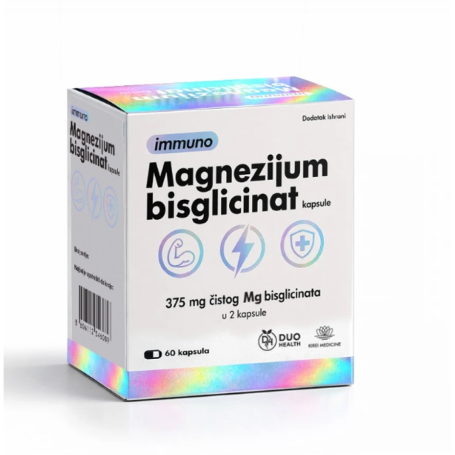 Kirei Immuno Magnezijum Bisglicinat 60 Kapsula Kirei Immuno Magnezijum Bisglicinat 60 Kapsula