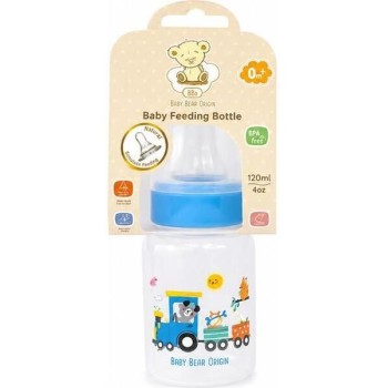 BBo Classic plastična flašica za bebe 0+ Blue 120 ml BBo Classic plastična flašica za bebe 0+ Blue 120 ml