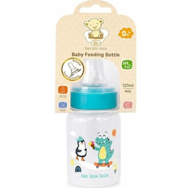 Bbo Classic Plastična Flašica Za Bebe 0+ Green 120 Ml Bbo Classic Plastična Flašica Za Bebe 0+ Green 120 Ml