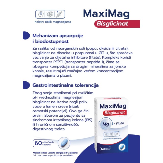 Dr Theiss Maxi Mag Bisglicinat 60 Tableta