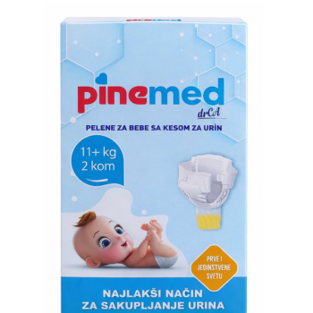 PINEMED PELENE ZA BEBE SA KESOM ZA URIN 11+ KG 2 KOMADA PINEMED PELENE ZA BEBE SA KESOM ZA URIN 11+ KG 2 KOMADA