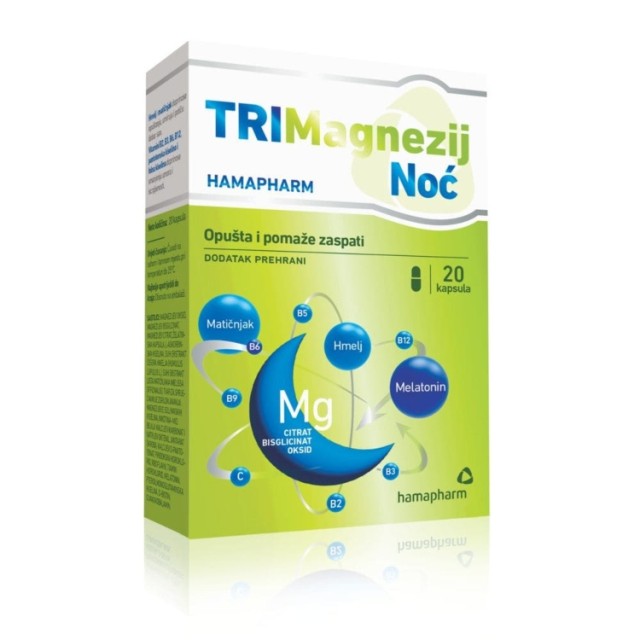 Trimagnezij Noć 20 Kapsula Trimagnezij Noć 20 Kapsula