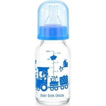 BBo Classic staklena flašica za bebe Blue 120 ml