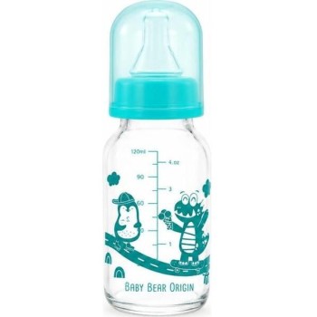 BBo Classic staklena flašica za bebe Green 120 ml BBo Classic staklena flašica za bebe Green 120 ml