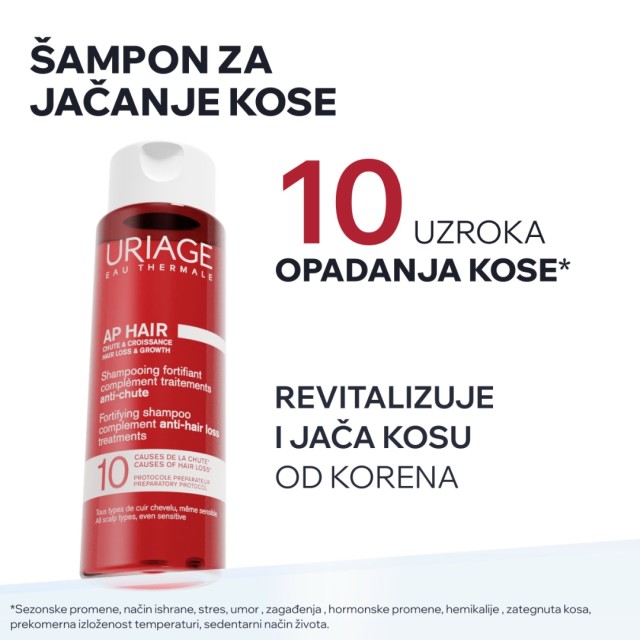 Uriage Ap Hair Šampon Za Jačanje Kose 200 Ml Uriage Ap Hair Šampon Za Jačanje Kose 200 Ml