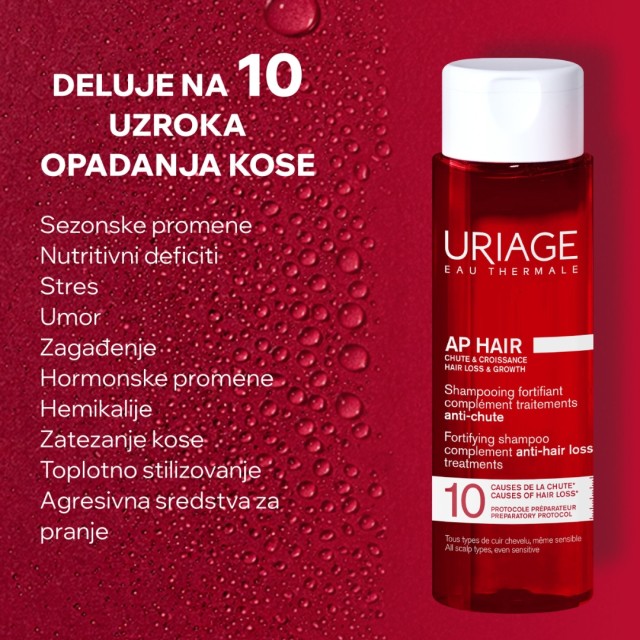 Uriage Ap Hair Šampon Za Jačanje Kose 200 Ml Uriage Ap Hair Šampon Za Jačanje Kose 200 Ml