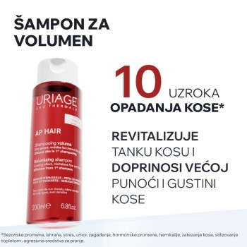 Uriage AP Hair Šampon za volumen kose 200 ml Uriage AP Hair Šampon za volumen kose 200 ml