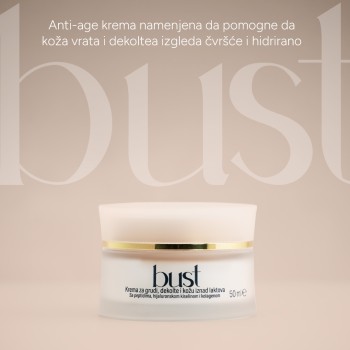 Bioclinica BUST krema za grudi, dekolte i kožu iznad laktova 50 ml Bioclinica BUST krema za grudi, dekolte i kožu iznad laktova 50 ml