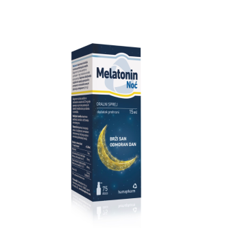 HAMAPHARM MELATONIN NOĆ ORALNI SPREJ 15 ML HAMAPHARM MELATONIN NOĆ ORALNI SPREJ 15 ML
