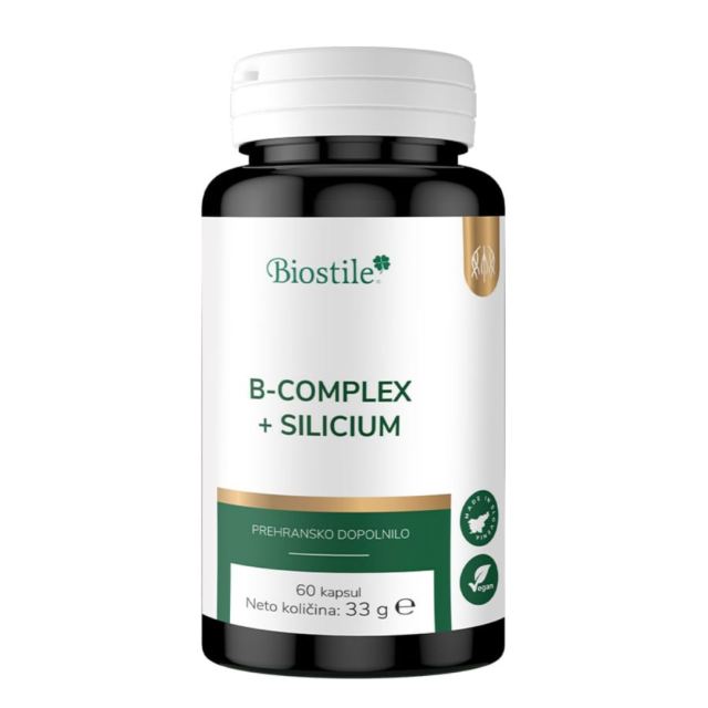 Biostile B-Complex + Silicijum 60 Kapsula