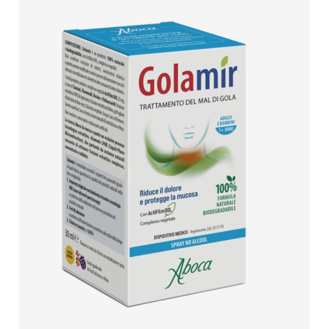 GOLAMIR BEZALKOHOLNI SPREJ ZA GRLO 1+ 30 ML GOLAMIR BEZALKOHOLNI SPREJ ZA GRLO 1+ 30 ML