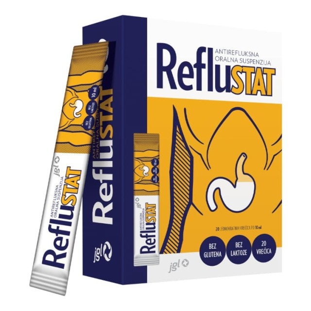 Reflustat Oralna Suspenzija 20 Kesica