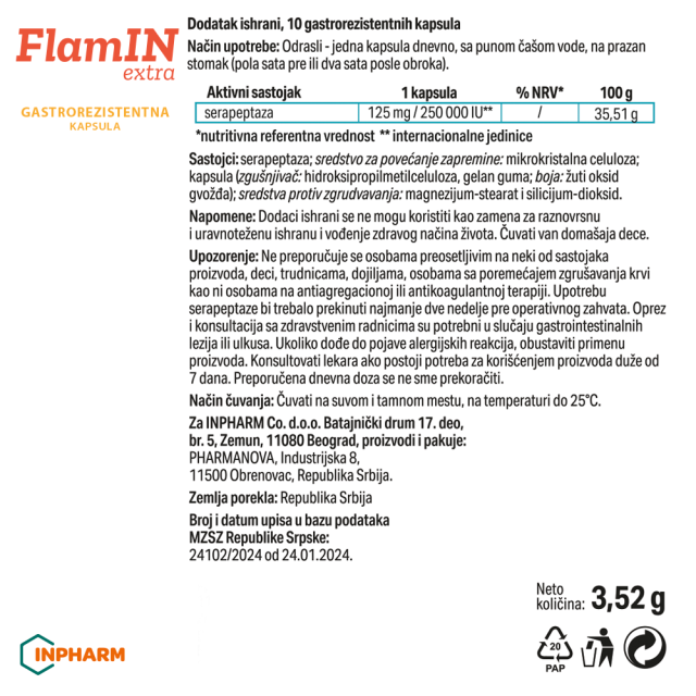 Flamin Extra 10 Kapsula