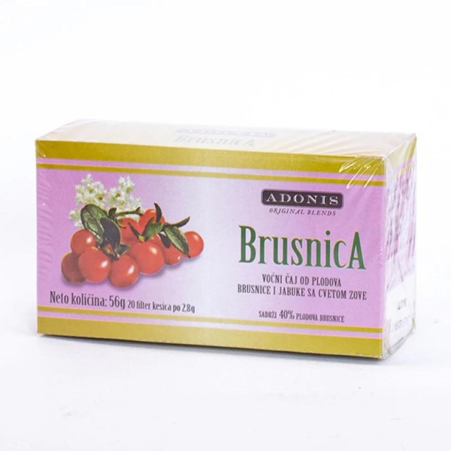 Adonis Čaj Brusnica Filter 20 Kesica