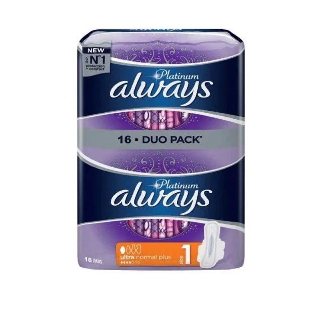 Always Platinum Normal Duo Ulošci 16X| Apoteka Flos