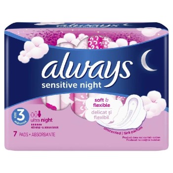 Always Ultra Night Sensitiv ulošci 7X 