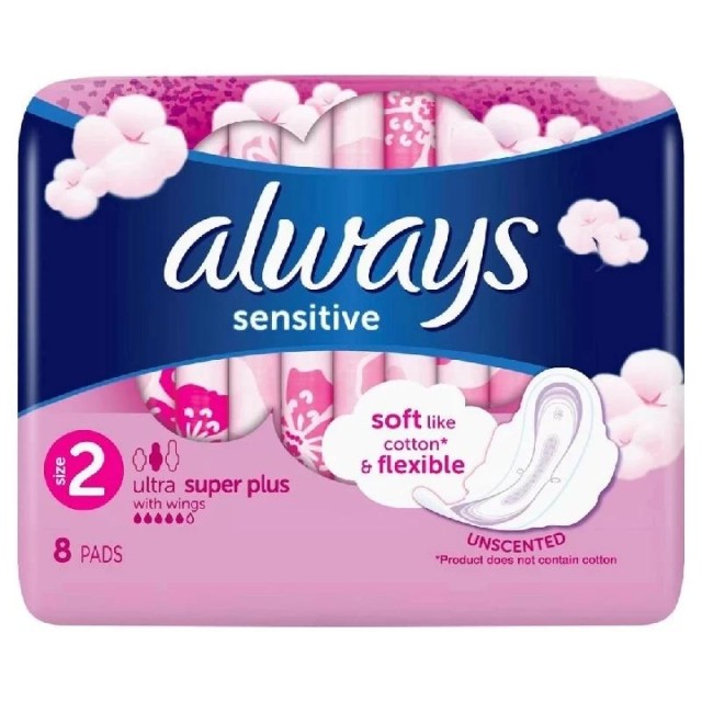 Always Sensitive Ultra Superplus Ulošci  8X