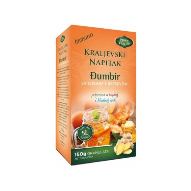 Kraljevski Napitak Đumbir Sa Medom I Breskvom 150G