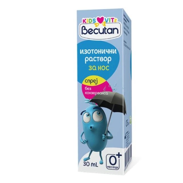 Becutan Kids Vits Izotonični Rastvor Za Nos 30 Ml