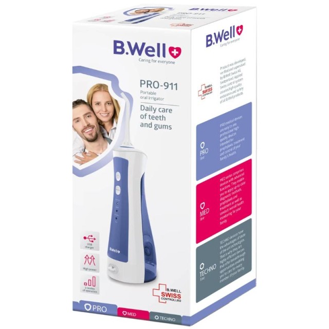 B.well Pro-911 Oralni Irigator Sa Dva Nastavka