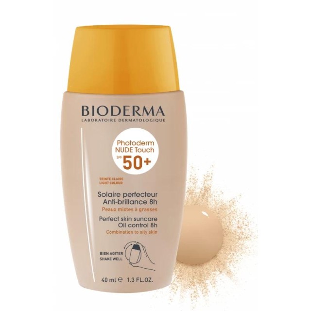 Bioderma Photoderm Nude Touch Spf50+ Light 40Ml Bioderma Photoderm Nude Touch Spf50+ Light 40Ml