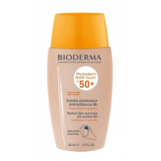 Bioderma Photoderm Nude Touch Spf50+ Light 40Ml Bioderma Photoderm Nude Touch Spf50+ Light 40Ml