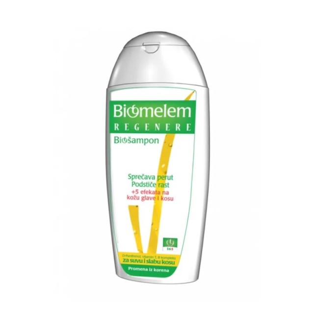 Biomelem Šampon Protiv Peruti Za Suvu I Slabu Kosu 222 Ml
