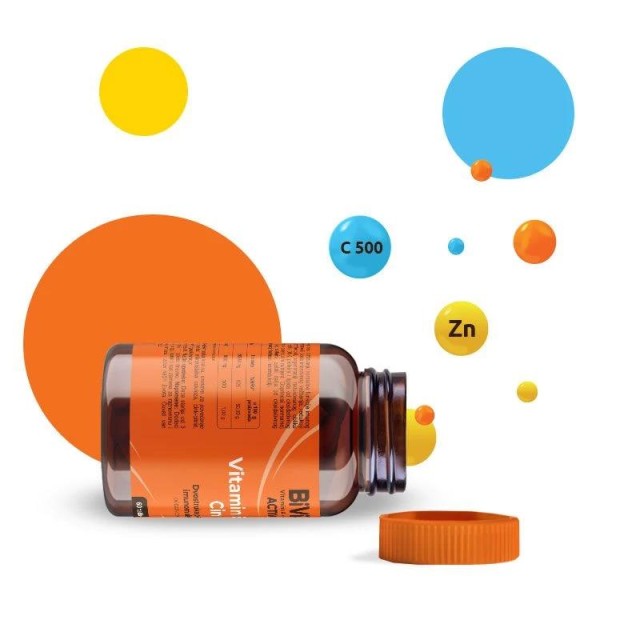 Bivits Activa Vitamin C 500 Cink 60 Tableta