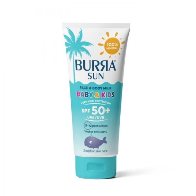 Burra Sun Mleko Za Bebe I Decu Spf 50+ 100 Ml Burra Sun Mleko Za Bebe I Decu Spf 50+ 100 Ml