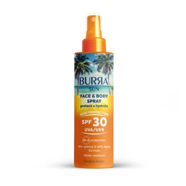 Burra Sun Spej Za Lice I Telo Spf 30 200 Ml