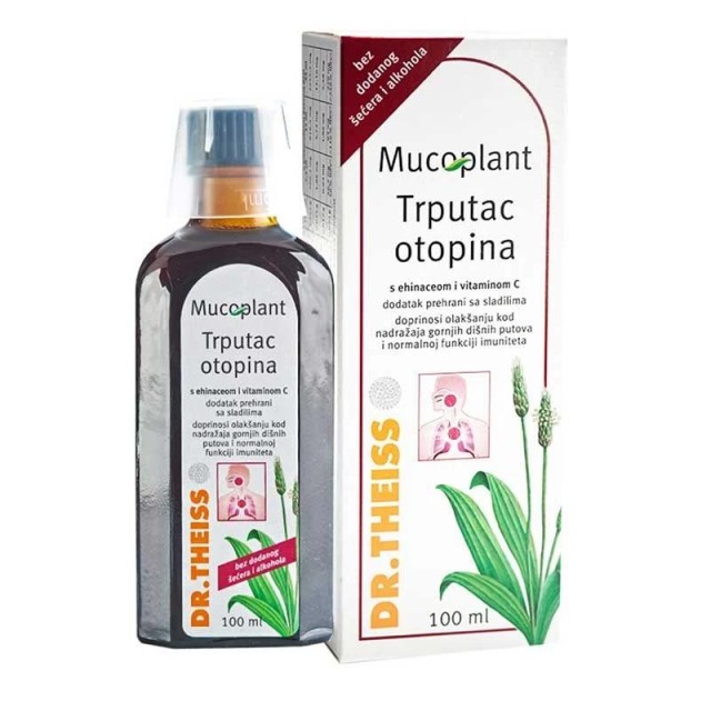 Dr.theiss Mucoplant Sirup Bokvica/Ehinacea/Vitamin C 100Ml