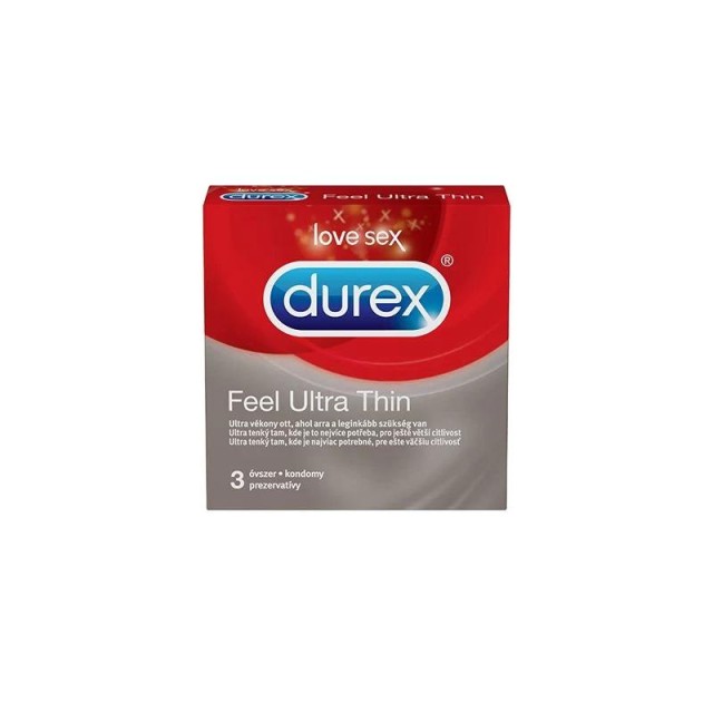 Durex Prezervati Feel Ultra Thin 3X