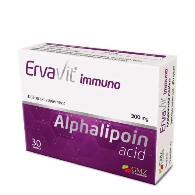 Ervavit Alfalipoinska Kiselina 300Mg Ervavit Alfalipoinska Kiselina 300Mg