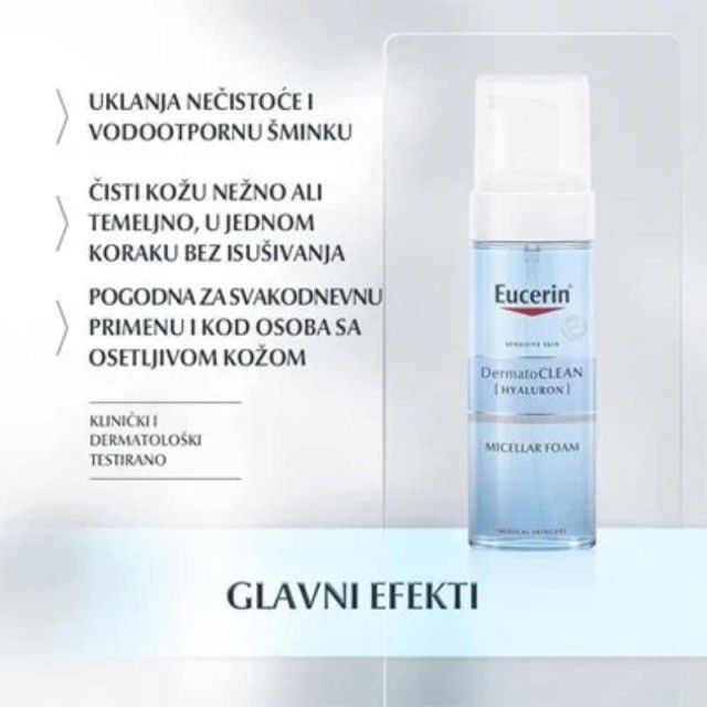 Eucerin Dermatoclean  Micelarna Pena 150 Ml
