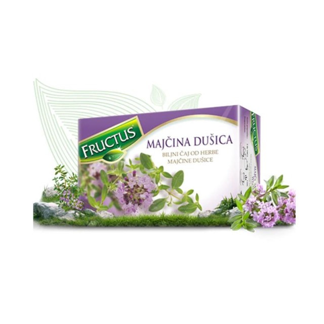 Fructus Čaj Majčina Dušica Filter 20 Kesica