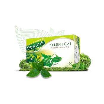 FRUCTUS ČAJ ZELENI FILTER 20 KESICA