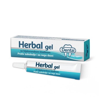 Herbal gel sa hijaluronom za negu desni i protiv zubobolje 5g